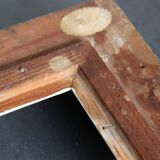 Old frame in wood and gilded stucco 27 x 35