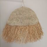 Suspension raffia and palm leaf