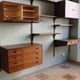 Modular rosewood wall bookcase by Thygesen and Sorensen for Hg Furniture, 1960