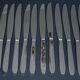 12 stainless steel knives