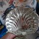 Shell-shaped silver-plated butter dish Jacques made in England.