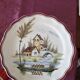 Antique plate, wall-mounted, Malicorne, France