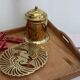 Golden table mat