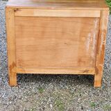 Art Deco chest of drawers from the 30s-40s in walnut 3 drawers
