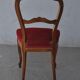 Pair of Chair Napoleon III period mahogany late XIXth