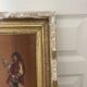 Antique Oil Wood Panel Framed Musketeer Signed 19th Century
