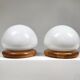 Pair of half-ball lamps from the 1970s