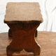 Marche pied en bois brut