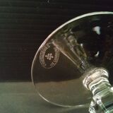Crystal champagne flutes
