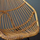 Rattan armchair by Rohé Noordwolde