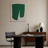 Acrylic on stretched canvas "good luck"