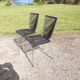 Pair of chairs scoubidou of the years 60