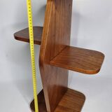 Art deco style solid wood bolster, 53 cm