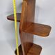 Art Deco style solid wood side table, 53 cm