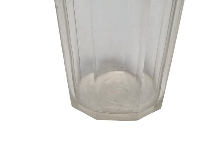 Carafe en cristal Biedermeier, Danemark, années 1890