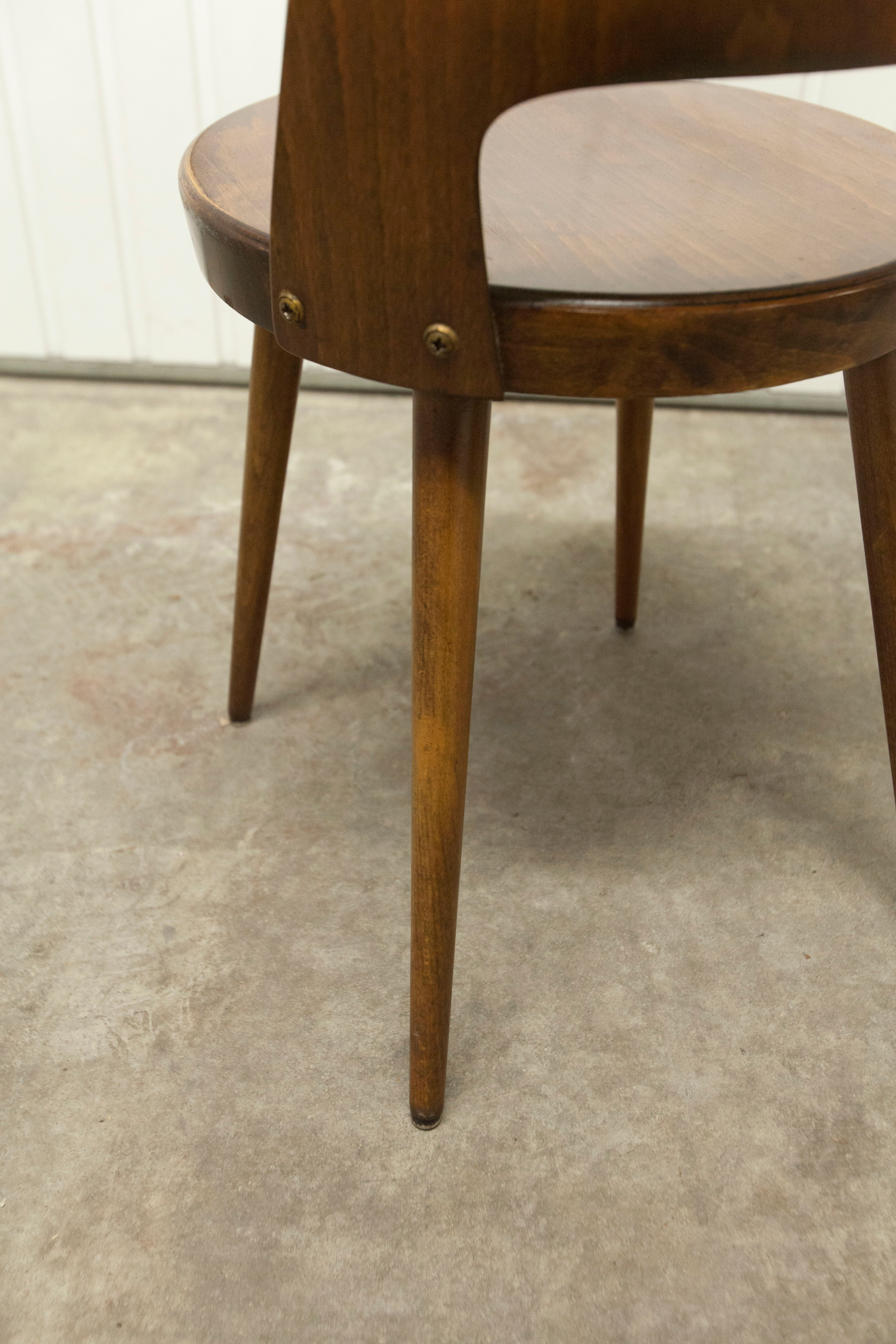 Chaise bistrot Baumann Montdor 1960