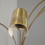 Brass floor chandelier, 70s