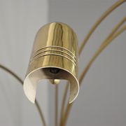 Brass floor chandelier, 70s