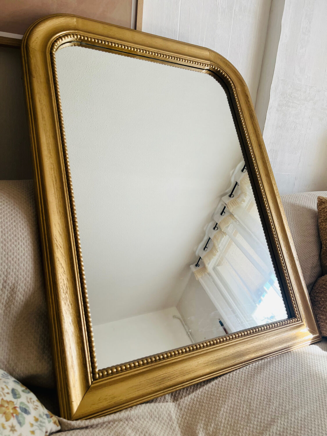 Mirror 80x59cm gilded wood
