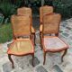 Caned chairs in Louis XV style