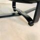 VINTAGE MID-CENTURY BLACK LEATHER CHAISE LOUNGE BY INGMAR RELLING