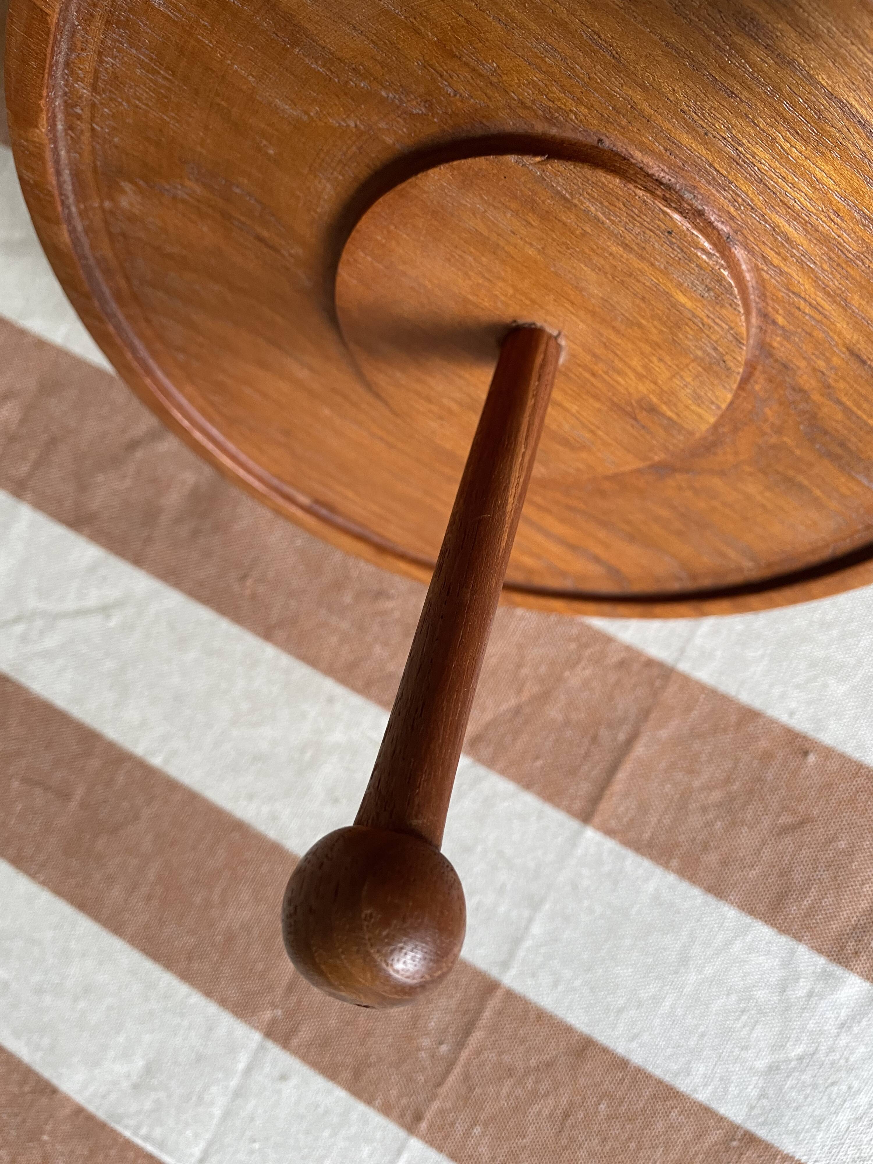 Vintage Teak Condiment Tray