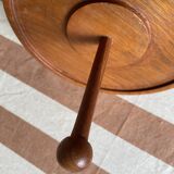 Plateau à condiments en teck vintage