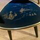 Table basse tripode pieds compas