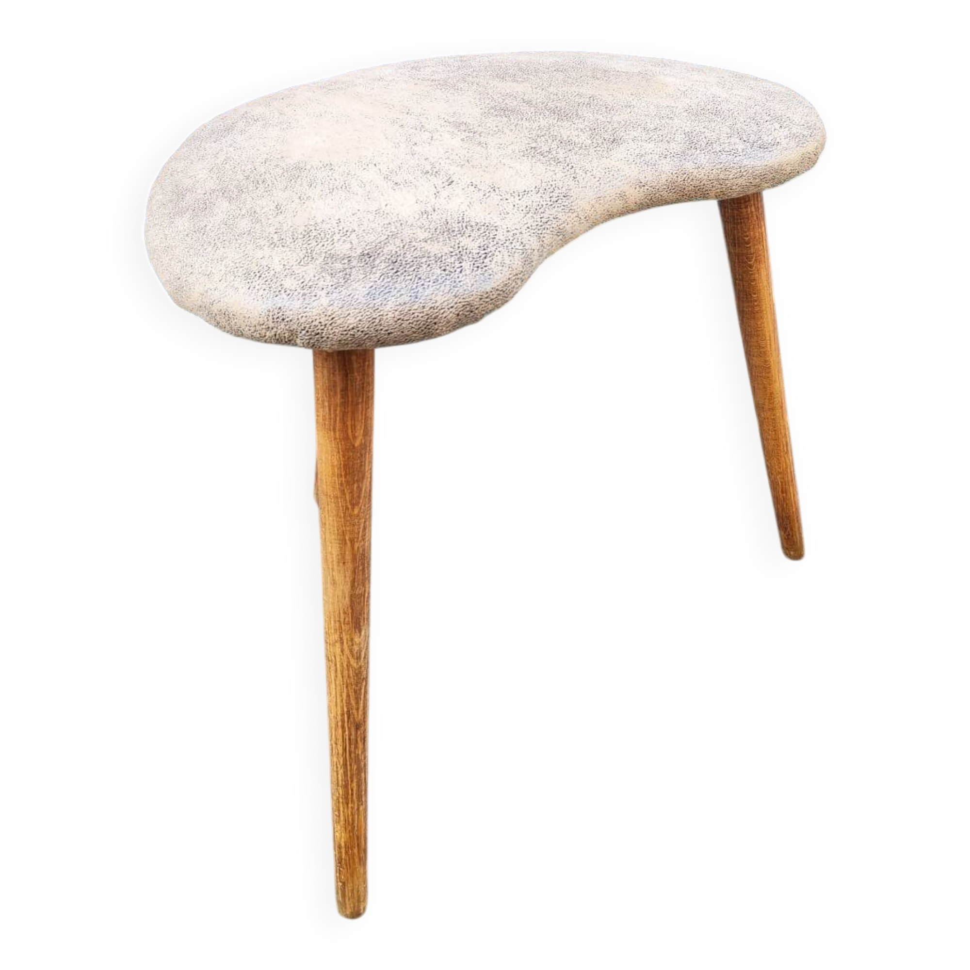 Tripod stool "bean" by Kalei East Germany 1950/60
