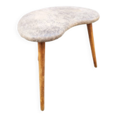 Tabouret tripode "haricot"par Kalei Allemagne de L'Est 1950/60