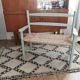 Child wooden vintage bench