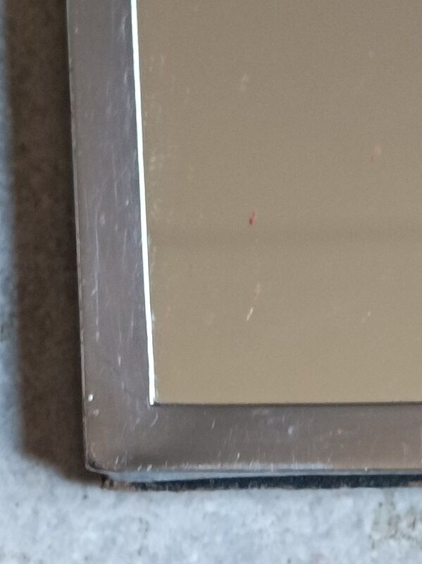 Barber mirror chromed metal surround dp 0823308