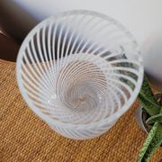 Vase en verre soufflé artisanal Murano
