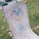 Vintage Turkish hallway rug 80x400 cm