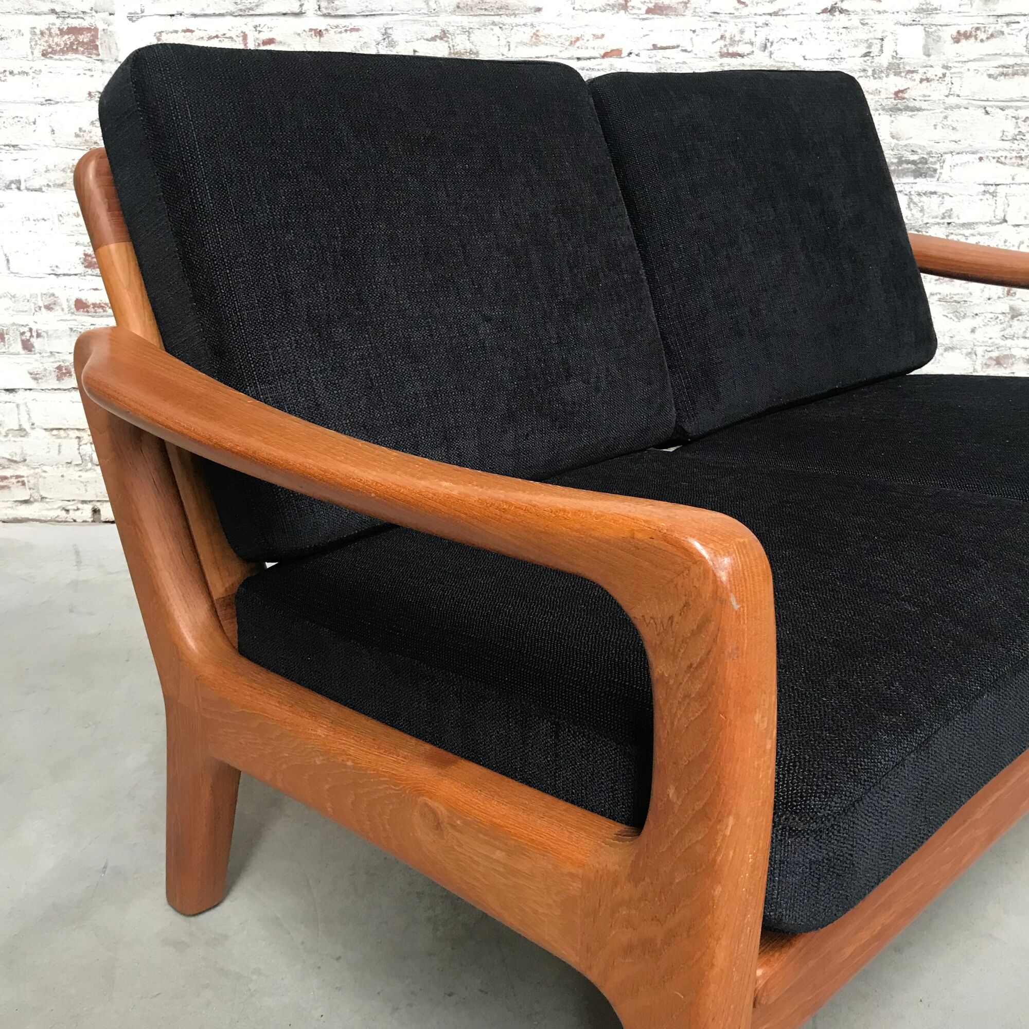 Vintage teak sofa par Juul Kristensen pour JK Danemark, des années 1970