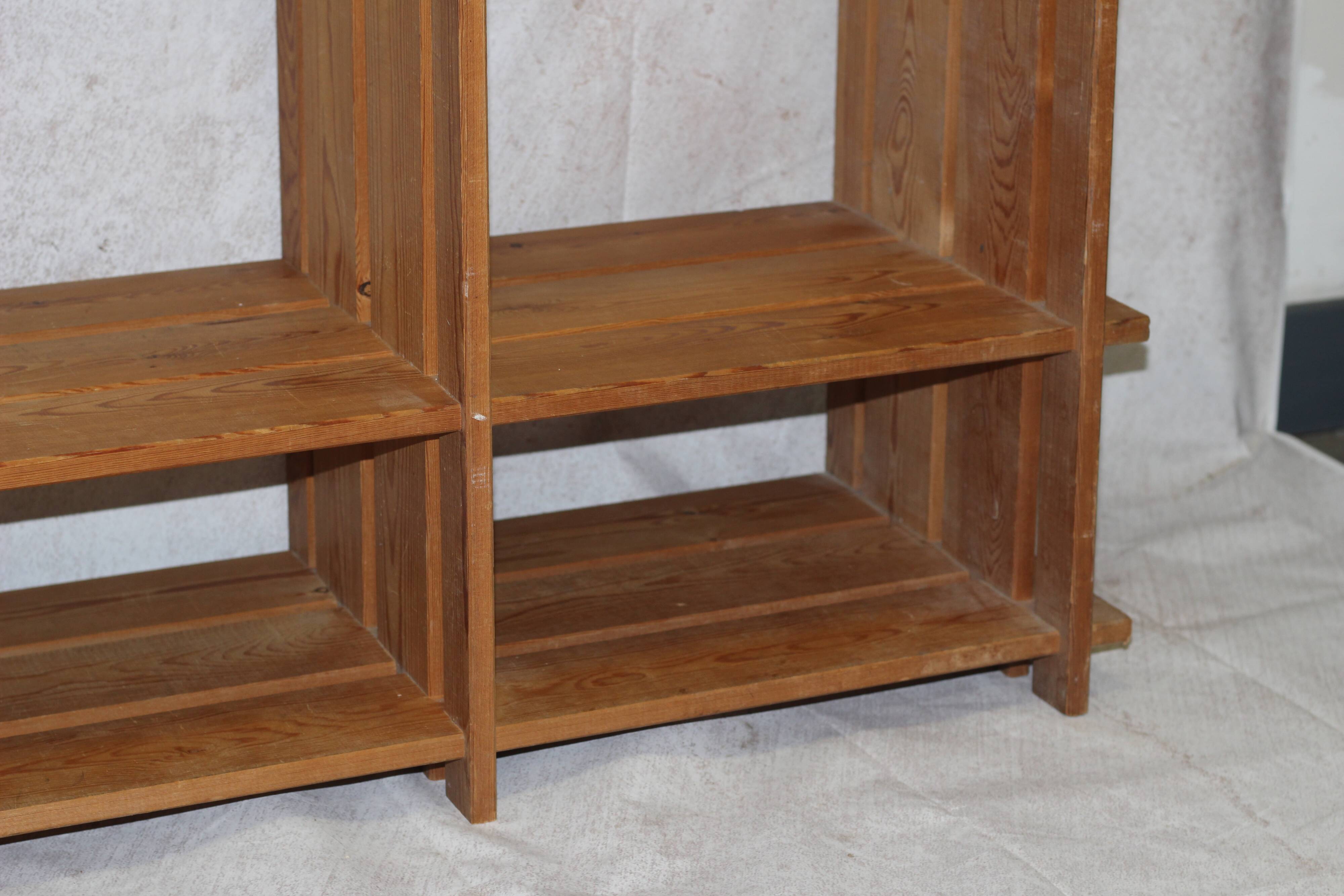 Renewed style pine locker shelf