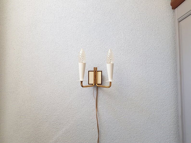 Lot of two vintage 70s wall appliques