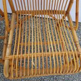 Pair of rattan chairs