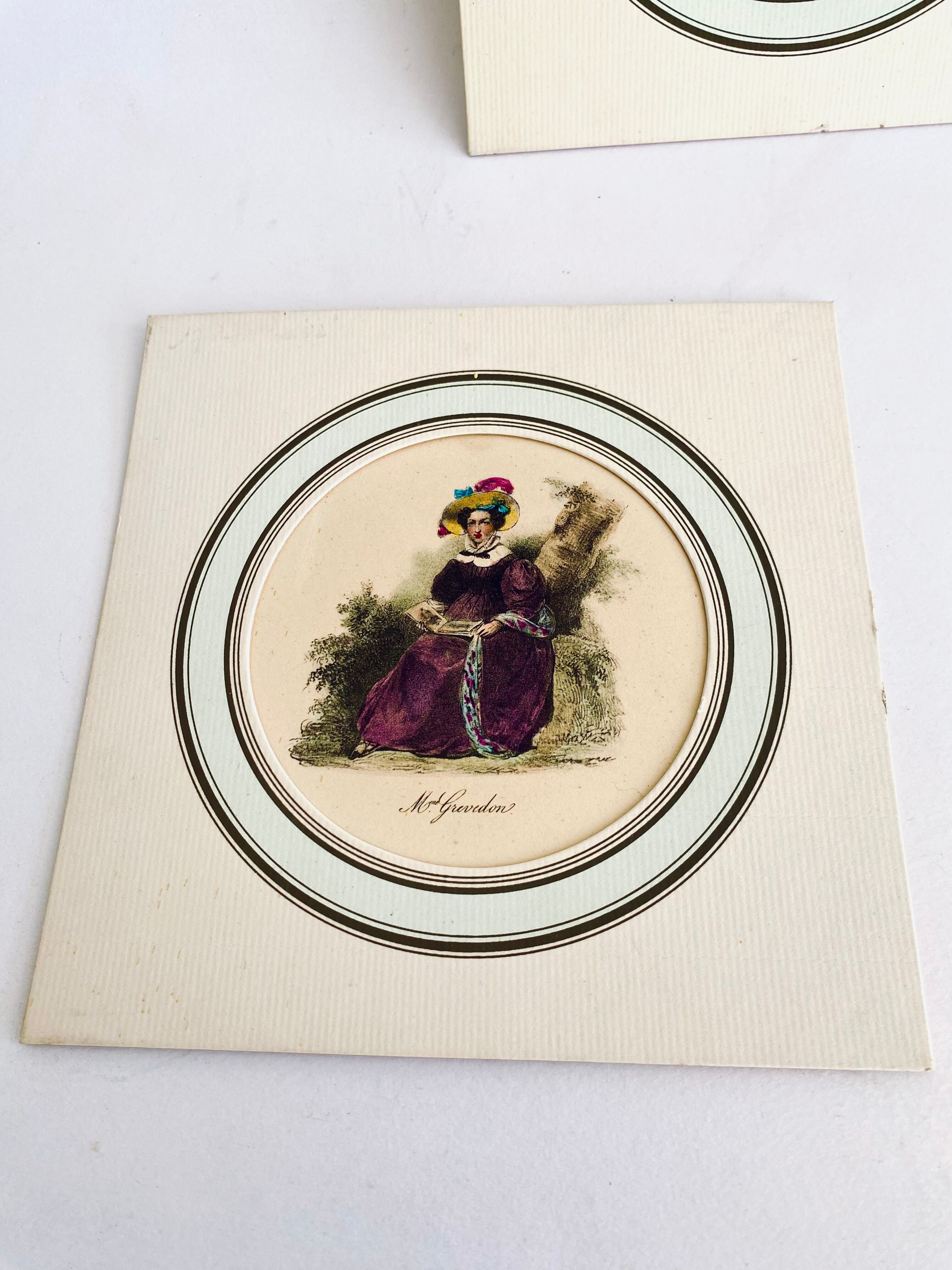 Duo engravings and mats