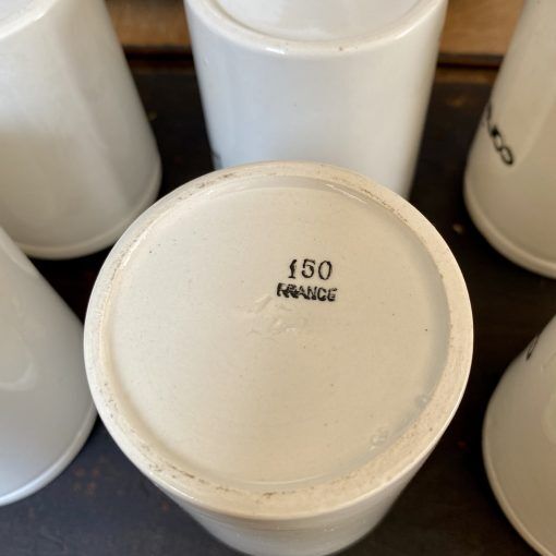 Set of 11 pharmacy jars