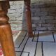 Large solid wood dining table
