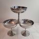 3 stainless steel ice cream cups LETANG REMY