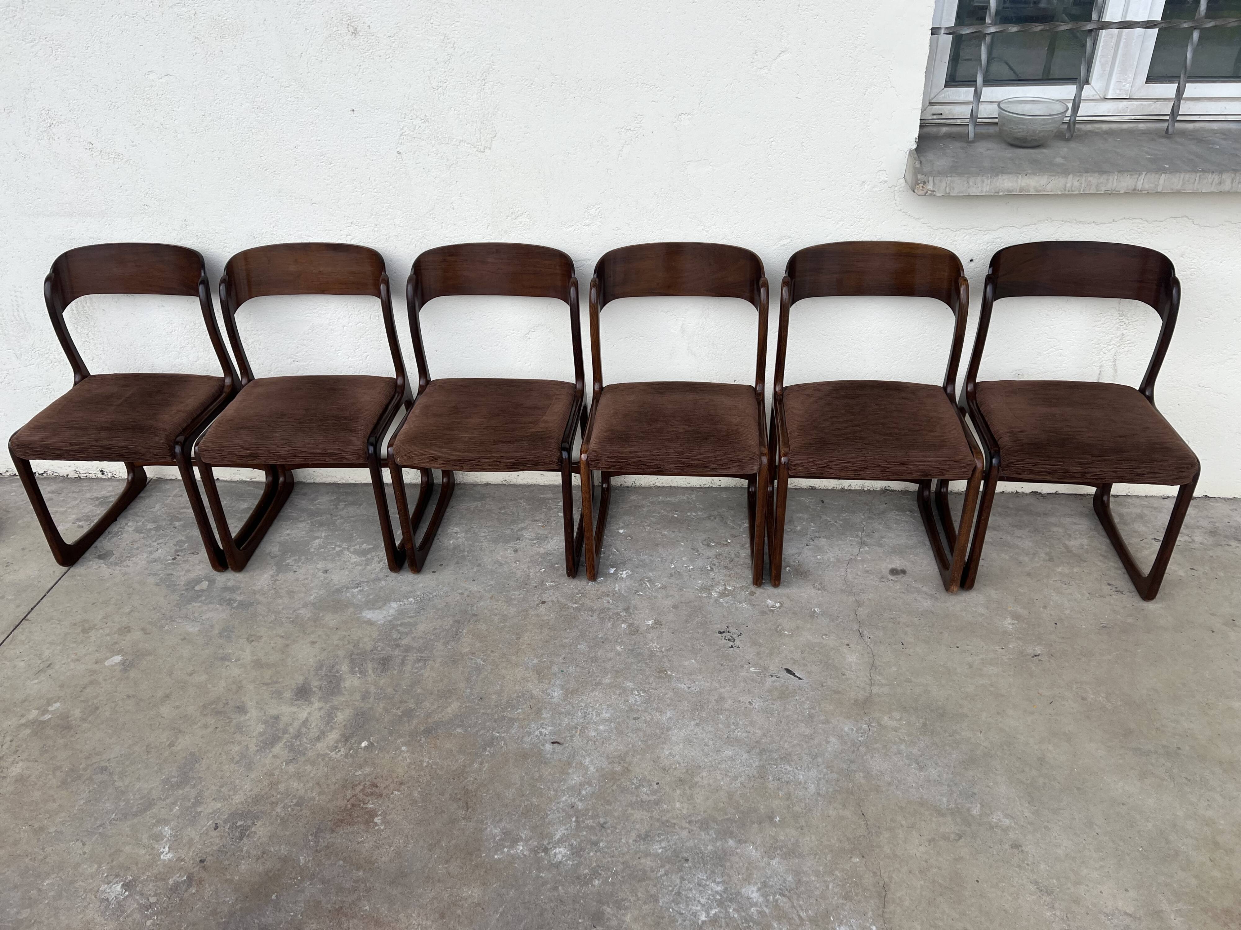Baumann sled chairs