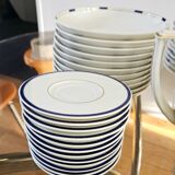 Limoges porcelain service Letang Remy, Odessa Pearl China collection.