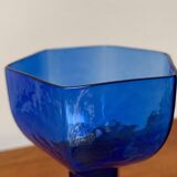 Vintage Glass Art Vase by Renate Stock for Sea Glasbruk, Sweden, 1970s