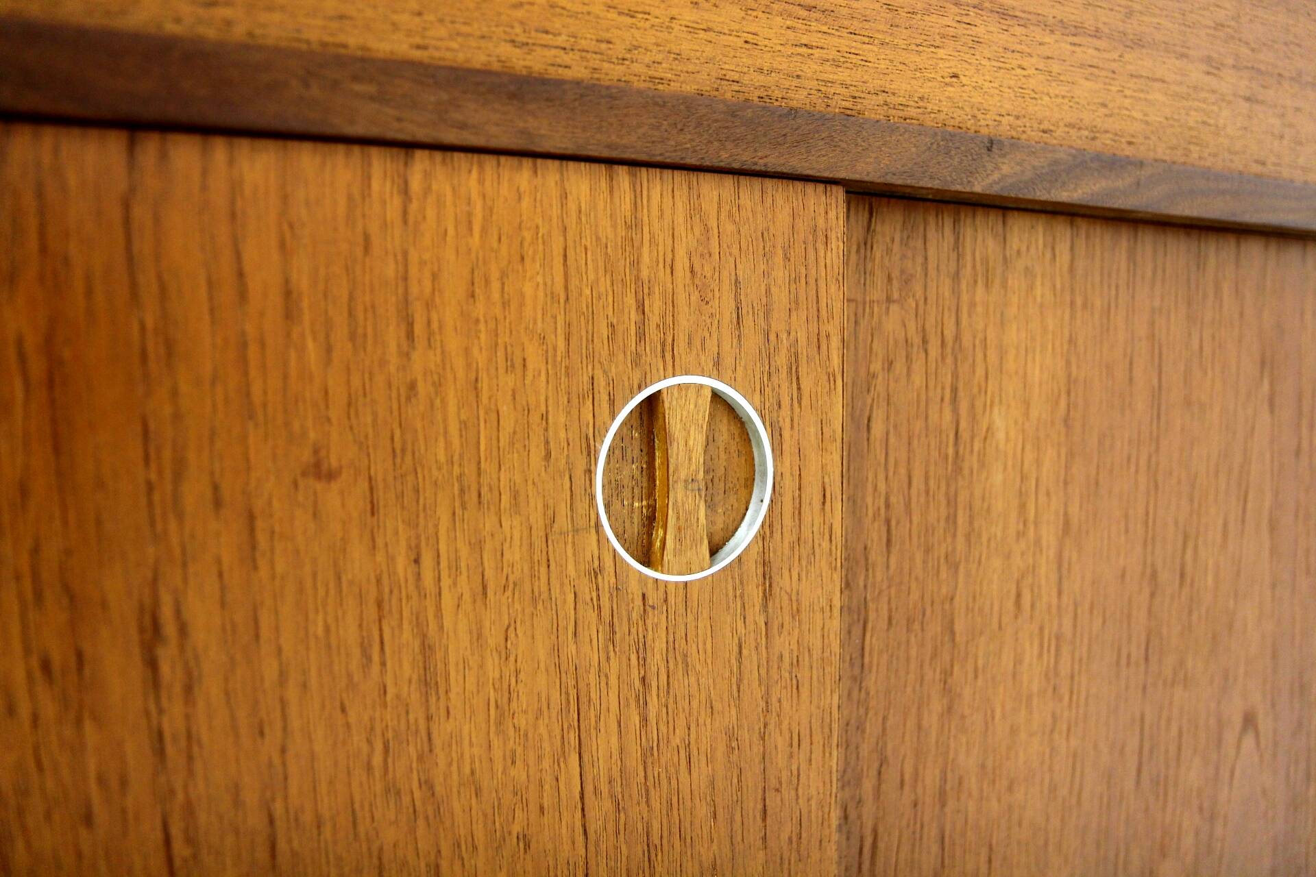 Scandinavian teak secretary, "Fiesta", Bräntorps Industrier, Nybro, Sweden, 1960