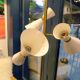 Floor lamp in brass