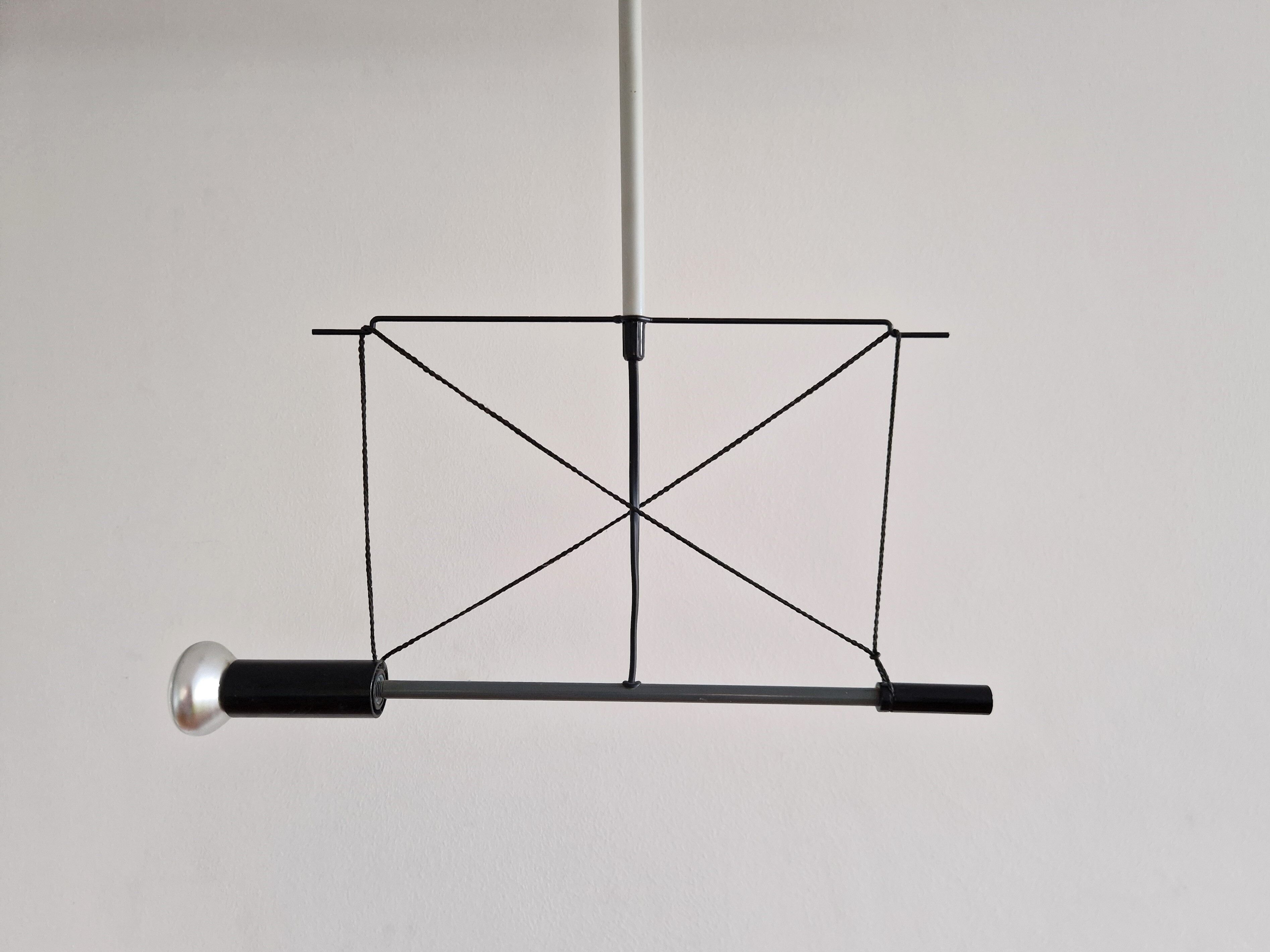 Grey and black 'Spot Torch ST' by Herman Hermsen for Designum, The Netherlands 1982