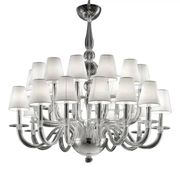 Chandelier en verre de Murano transparent par Simoeng pour Simoeng