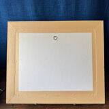 Marine watercolor of Honfleur by Francis Kuhlen, mid-20th century